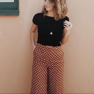 Faithful the Brand polka dot pants